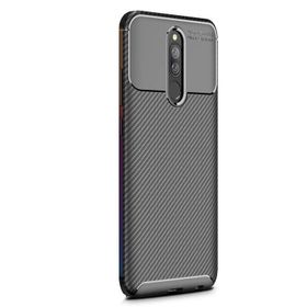 Gpack Xiaomi Redmi 8 Negro Karbon Dizayn Siyah Silikon Cep Telefonu Kılıf