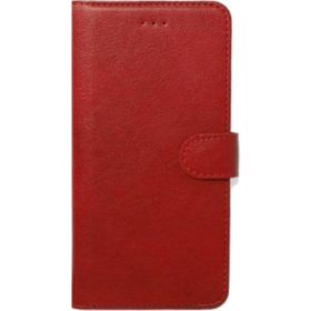 Gpack Xiaomi Redmi 8A Local Cüzdan Standlı Kartvizitli Kırmızı Kılıf