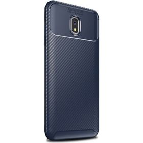 Gpack Xiaomi Redmi 8A Negro Karbon Dizayn Nano Glass Lacivert Silikon Cep Telefonu Kılıf