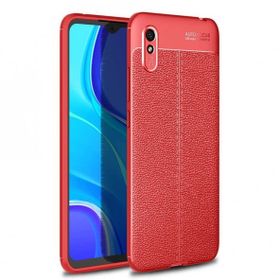 Gpack Xiaomi Redmi 9A Niss Silikon Deri Görünümlü Siyah Kılıf