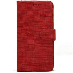 Gpack Xiaomi Redmi 9A Standlı Kartvizitli Exclusive Spor Cüzdan Kırmızı Kılıf