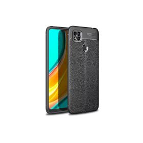 Gpack Xiaomi Redmi 9C Niss Silikon Deri Görünümlü Kırmızı Kılıf
