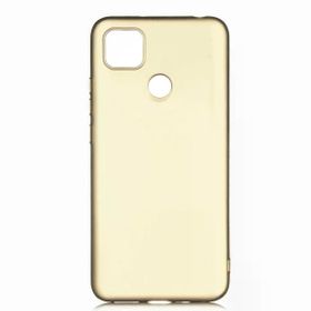 Gpack Xiaomi Redmi 9C Premier Silikon Esnek Koruma Altın Kılıf