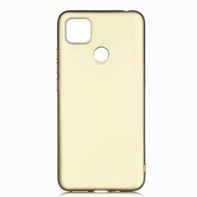 Gpack Xiaomi Redmi 9C Premier Silikon Esnek Koruma Altın Kılıf