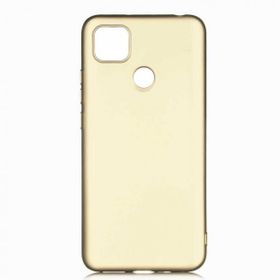 Gpack Xiaomi Redmi 9C Premier Silikon Esnek Koruma Altın Kılıf