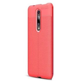 Gpack Xiaomi Redmi K20 Niss Deri Görünümlü Lacivert Silikon Kılıf