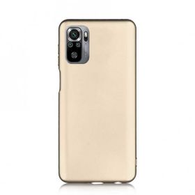 Gpack Xiaomi Redmi Note 10 Korumalı Premier Mat Silikon Bronz Kılıf