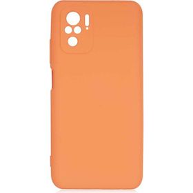 Gpack Xiaomi Redmi Note 10 Mara Silikon Mat Soft Kamera Korumalı Lansman Turuncu Kılıf