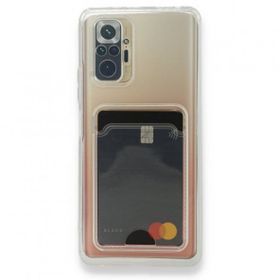 Gpack Xiaomi Redmi Note 10 Pro 1 Adet Kartlıklı Şeffaf Silikon Lux Korumalı Kılıf