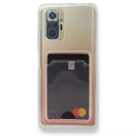 Gpack Xiaomi Redmi Note 10 Pro Max 1 Adet Kartlıklı Şeffaf Silikon Lux Korumalı Kılıf