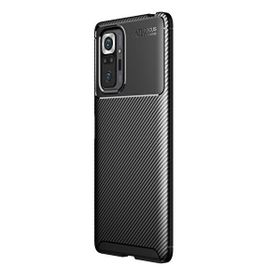 Gpack Xiaomi Redmi Note 10 Pro Max Negro Karbon Dizayn Silikon Siyah Kılıf