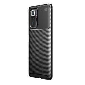 Gpack Xiaomi Redmi Note 10 Pro Max Negro Karbon Dizayn Silikon Siyah Kılıf