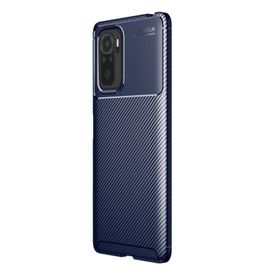 Gpack Xiaomi Redmi Note 10S Negro Karbon Dizayn Silikon Lacivert Kılıf