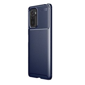 Gpack Xiaomi Redmi Note 10S Negro Karbon Dizayn Silikon Lacivert Kılıf