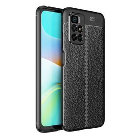 Gpack Xiaomi Redmi Note 11 4G Niss Silikon Deri Görünümlü Kamera Korumalı Lacivert Kılıf