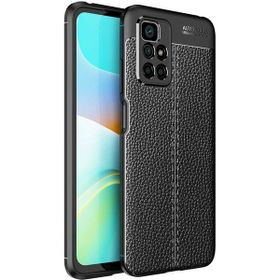 Gpack Xiaomi Redmi Note 11 4G Niss Silikon Deri Görünümlü Kamera Korumalı Siyah Kılıf