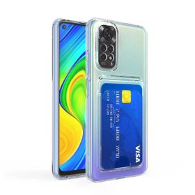 Gpack Xiaomi Redmi Note 11 Pro Kartlıklı Şeffaf Silikon Kamera Korumalı Kılıf