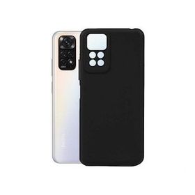 Gpack Xiaomi Redmi Note 11S Global Mat Kamera Korumalı Premier Mat Silikon Siyah Kılıf