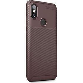 Gpack Xiaomi Redmi Note 6 Pro Negro Karbon Dizayn Silikon Kılıf