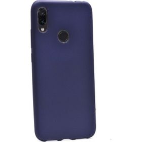 Gpack Xiaomi Redmi Note 7 Premier Esnek Koruma Lacivert Silikon Kılıf