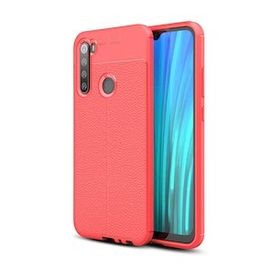Gpack Xiaomi Redmi Note 8 Niss Deri Görünümlü Siyah Silikon Kılıf