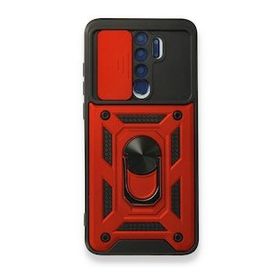 Gpack Xiaomi Redmi Note 8 Pro Tank Aramid Sürgülü Vega Yüzüklü Siyah Kılıf