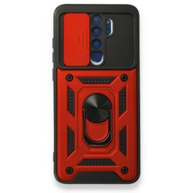 Gpack Xiaomi Redmi Note 8 Pro Tank Aramid Sürgülü Vega Yüzüklü Siyah Kılıf