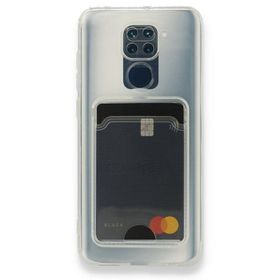 Gpack Xiaomi Redmi Note 9 1 Adet Kartlıklı Şeffaf Silikon Lux Korumalı Cep Telefonu Kılıfı