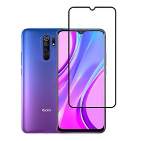 Gpack Xiaomi Redmi Note 9 4g Full Kapatan Renkli Cam Tam Koruma Siyah Kılıf