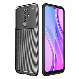 Gpack Xiaomi Redmi Note 9 5G Negro Karbon Korum Silikon Siyah Nano Glass Cep Telefonu Kılıfı