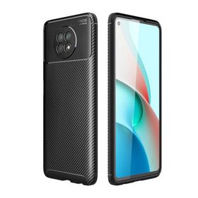 Gpack Xiaomi Redmi Note 9 5G Negro Karbon Korum Silikon Siyah Nano Glass Cep Telefonu Kılıfı