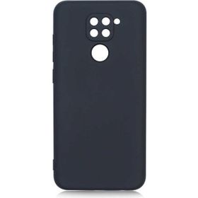 Gpack Xiaomi Redmi Note 9 Mara Silikon Mat Soft Kamera Korumalı Lansman Siyah Kılıf