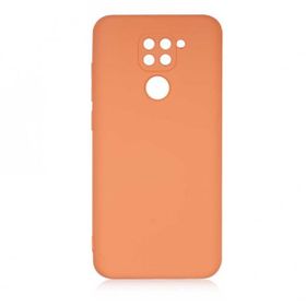 Gpack Xiaomi Redmi Note 9 Mara Silikon Mat Soft Kamera Korumalı Lansman Siyah Kılıf