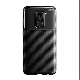 Gpack Xiaomi Redmi Note 9 Negro Karbon Dizayn Silikon Siyah Kılıf