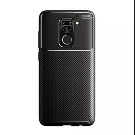 Gpack Xiaomi Redmi Note 9 Negro Karbon Dizayn Silikon Siyah Kılıf