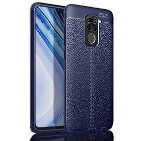 Gpack Xiaomi Redmi Note 9 Niss Silikon Lacivert Nano Glass Cep Telefonu Kılıfı