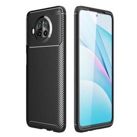 Gpack Xiaomi Redmi Note 9 Pro 5G Negro Karbon Dizayn Silikon Siyah Kılıf