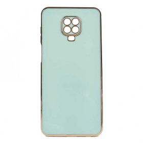Gpack Xiaomi Redmi Note 9 Pro Bark Parlak Silikon Renkli Kenarları Rose Siyah Cep Telefonu Kılıfı