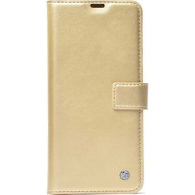 Gpack Xiaomi Redmi Note 9 Pro Kar Delux Cüzdan Kartvizitli Kopçalı Gold Kılıf