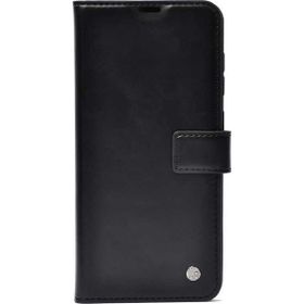Gpack Xiaomi Redmi Note 9 Pro Kar Delux Cüzdan Kartvizitli Kopçalı Siyah Kılıf