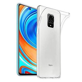 Gpack Xiaomi Redmi Note 9 Pro Süper Silikon Yumuşak Arka Koruma Renksiz Kılıf