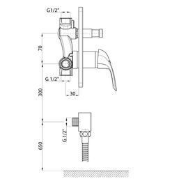 GPD Adrio MKB120 Banyo Bataryası