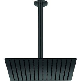 GPD ADS21-S Kare Slim Metal 30x30 cm Siyah Ankastre Duş Başlığı