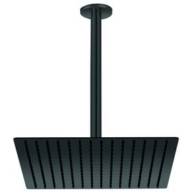 GPD ADS21-S Kare Slim Metal 30x30 cm Siyah Ankastre Duş Başlığı