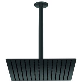 GPD ADS21-S Kare Slim Metal 30x30 cm Siyah Ankastre Duş Başlığı