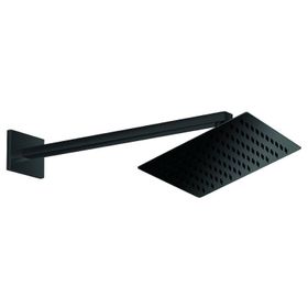 GPD ADS27-S Kare Slim Metal 20x20 cm Siyah Ankastre Duş Başlığı