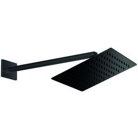 GPD ADS29-S Kare Slim Metal 25x25 cm Siyah Ankastre Duş Başlığı