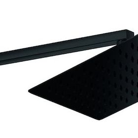 GPD ADS29-S Kare Slim Metal 25x25 cm Siyah Ankastre Duş Başlığı