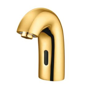 GPD Fotoselli 105 Gold PVD Çift Su Girişli Lavabo Bataryası
