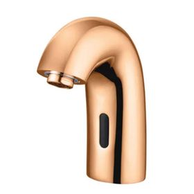 GPD Fotoselli 105 Rose Gold PVD Çift Su Girişli Lavabo Bataryası